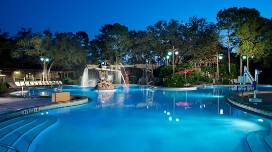 Piscinas no Disney’s Port Orleans Resort – Riverside